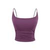 Camisola Dopamina Feminina Verão Novo Estilo com Bojo, Cintura Alta Elástica, Emagrecedor Curto Costas Nu Top Básico