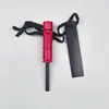 Fire Stick Multifuncional Dos en Uno con Pedernal de Silbato, Equipo de Supervivencia al Aire Libre Barra de Magnesio y Bloque de Magnesio