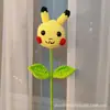 Presente de Aniversário Dia das Crianças Lã Feita à Mão Desenho Animado Pikachu Floricultura Acabada Boneca de Desenho Animado