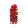 Colgante de Pared de Flor de Mañana Simulada Transfronterizo Colgante Planta Verde Falsa Plantas Adornos Decorativos Flor Pared Arreglo de Boda