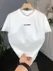 Camiseta Casual de Manga Corta Versátil Simple Cómoda Estilo Americano para Hombre Verano 2025 Nueva Camiseta Básica Retro Estilo Hong Kong Ropa para Hombre