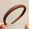 Diadema Fresca de Colores para Mujer, Moderna y Versátil, Adecuada para Salir, Pinza de Presión de Alta Gama para el Cabello, Accesorio Coreano para el Cabello
