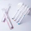 Escova de Dentes Doméstica Supermercado Pingente Filamento Cerdas Macias Cabo Antiderrapante Adulto Cartão Blister 6 Cores Fábrica de Escovas de Dentes Atacado