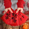 Nuevo Sobre Rojo de Caligrafía 2025 para el Año Nuevo, Sobre Rojo Universal para el Año Nuevo, Sobre Rojo de Estampado en Caliente de Alta Gama, Bolsa de la Suerte