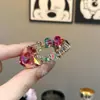 Accesorios para el Cabello Estilo Dongdaemun Coreano Clip para el Cabello Súper Brillante con Pedrería de Cristal Pinza de Pato Pinza Lateral Pinza Bb Pasador Adorno para el Cabello