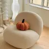 Sillón sofá hogar balcón persona única ocio silla nube celebridad de internet silla de lana de cordero pera estilo ins sofá perezoso