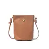2023 nuevo estilo coreano mini bolso cubo de piel de vaca de primera capa bolso para teléfono de cuero genuino bolso de hombro cruzado simple casual