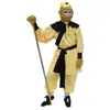 Rey Mono Sun Wukong Disfraz de Ropa Amarilla Disfraz de Caminante del Sol Sombrero de Buda Ropa del Viaje al Oeste Disfraz del Rey Mono