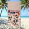 Toalla de Playa de Microfibra de Las Chicas Superpoderosas Secado Rápido y Absorbente de Agua Toalla de Baño para Nadar Infantil Portátil para Viajes Tamaño Grande