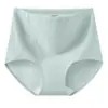 Pantaletas Jacquard de Algodón Puro de Cintura Alta Control de Abdomen~Nuevo Modelo 2024 10A Entrepierna de Seda Antibacteriana Transpirables Sin Costuras Tallas Grandes para Mujer