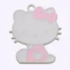 Popular Dibujo Animado Sentado Gato Kt Accesorios de Esmalte Coloridos Dijes para Bolsos DIY Materiales para Joyería Hecha a Mano