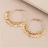 Brincos de franja com lantejoulas prateadas brilhantes femininos 2025 novas explosões temperamento fashion círculo facial brincos pequenos