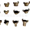 Conector Rápido de Cobre com Dentes Externos Estilo Alemão Tubo de Cauda de Buzina Conector de Dentes Internos Geka Conector de Jardim Geka