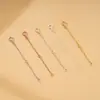 Prata Esterlina S925 Coração de Pêssego Marca de Cauda Corrente de Extensão Corrente de Extensão Corrente de Ajuste para Colar Pulseira Acessórios de Joias