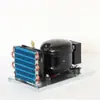 Unidade condensadora de compressor 668W unidade condensadora pequeno micro refrigerador freezer unidade freezer unidade de refrigeração resfriamento por ventilador
