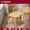 Silla con respaldo de madera maciza para restaurante, uso comercial, sala de estar, hogar, silla de ocio, silla de escritorio, silla de estudio, silla de comedor simple