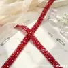 Nuevo Estilo Cinta de Gasa Hecha a Mano Estilo Chanel con Cuentas de Cristal, Adorno de Encaje para Abrigos, Faldas, Decoración de Ropa y Accesorios para el Cabello