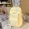 Nueva Mochila Escolar Ligera de Nylon para Estudiantes, Mochila Grande de Secundaria para Niñas, Mochila de Clase Multicapa, Mochila de Ocio para Exteriores