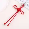 Bolsa de Nó Auspicioso de Ano Novo Acessórios para Pendurar Corda de Couro Trançada à Mão Pingente para Celular Pingente de Bolsa Versátil Criativo