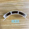 Molde de forro de arco tira de relleno de esquina de cuarto de vuelta línea de acabado de plástico sin pintura para toda la casa instalación rápida