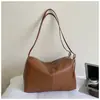 Nueva bolsa de mano grande de estilo casual Ruien para mujer, bolsa de hombro simple de color sólido para el trabajo, bolso cruzado de moda
