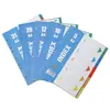 Nuevos Divisores Multicolor de Múltiples Capas Plástico Sujetador Páginas Divisorias Índice Tarjetas de Clasificación A4 Papel de Clasificación de 11 Agujeros