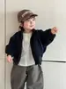 Chaqueta con cremallera para bebé niño ropa de otoño 2026 nueva ropa de otoño para niños estilo coreano ropa para niños conjunto de pantalones casuales para niños