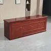 Mesa de Conferência Retangular Longa de Madeira com Acabamento em Pintura, Conjunto de Mesa e Cadeiras de Conferência para Duas Pessoas, Mesa de Treinamento, Mesa de Escritório Sem Itens Adicionais
