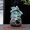 Incensário de Refluxo Artesanato Cerâmico Popular Buda Incenso Sândalo Montanha Alta e Água Corrente Decoração de Incenso para Casa e Escritório