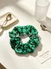 Elásticos de Cabelo Xadrez de Alta Elasticidade Transfronteiriços, Scrunchies Trevo para Rabo de Cavalo, Faixas de Cabelo de Tecido, Venda Direta de Fabricantes para Barracas de Mercado