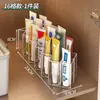 Caja de Almacenamiento de Lápices Labiales de Acrílico Transparente en Forma de Rombo Organizador de Cosméticos Multicapa Apilable Estante de Almacenamiento de Escritorio