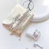 Monedero de Doble Capa Versátil de Moda, Bolsa de Almacenamiento Mini Ligera para Auriculares, Lápiz Labial e Identificación, Bolsa Popular en Línea