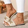 Nuevas Sandalias de Mujer de Moda para Verano 2026 para Uso en Exteriores, Cuadradas de Moda con Decoración de Cadena, Elegantes Sandalias de Estilo Hada