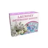 Versión de Comercio Exterior Empaque en Inglés Hojas para Lavar con Fragancia Duradera, Hojas Conservadoras de Color, Hojas Detergentes Antibacterianas y Eliminadoras de Ácaros para Limpieza Profunda
