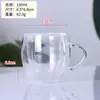 Encuentra una Fábrica de Vasos para Beber con Asa de Doble Pared. Tazas Domésticas de Vidrio de Borosilicato de Doble Pared para Jugos y Leche - Venta al por Mayor para Fabricantes