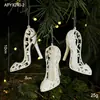 Navidad Nuevo Artesanía Creativa Árbol de Navidad Decoración del Hogar Plástico Blanco Múltiples Estilos Colgantes de Navidad