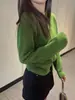 Nuevo cárdigan pequeño de estilo coreano con botones dorados para mujer, colección otoño/invierno, tejido elegante y sofisticado, prenda exterior y para superponer
