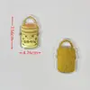 Llavero de Oro Puro 999 Shenzhen Shuibei, Accesorio para Bolso, Colgante de Oro, Regalo para Novia o Mejor Amiga