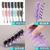 Peine para Peinar Cabello Rizado de Dientes Grandes, Peine Antiestático para Masaje de Cabeza, Peine Alisador y Nutritivo para el Cabello, Peine de Cerdas de Cerdo, Peine de Masaje