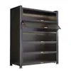 Gabinete de Almacenamiento para el Hogar, Gabinete de Almacenamiento de Acero, Gabinete de Almacenamiento Multicapa de Piso Integrado para Cocina y Sala de Estar con Puertas, Gabinete de Metal