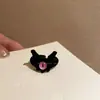 Anel Aberto de Urso de Veludo Outono e Inverno para Mulheres, Anel para Dedo Indicador com Design de Nicho, Acessório de Anel Versátil de Luxo Leve, Anel de Urso