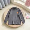 Hombres Mujeres Niños Cuello Medio Cálido Capa Base Otoño Invierno De Rong Niños Una Pieza Niños Medianos y Grandes Uniforme Escolar Esencial Camiseta Base de Cuello Medio