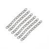 Cadenas de Extensión Cadenas de Cola Materiales para Hacer Pulseras y Collares, Cadenas de Extensión, Cadenas Ajustables, Accesorios de Joyería Hechos a Mano para DIY al por Mayor