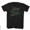 Camiseta de Regreso al Futuro Impresión Gráfica Moda Masculina Hip-Hop Ropa Urbana Camiseta de Manga Corta Camisa Camiseta Deportiva Casual