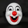 Suministros para festivales máscara de personaje de dibujos animados para niños máscara divertida máscara de cara sonriente máscara de payaso de plástico nariz roja