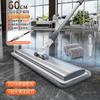 Fregona de mano para áreas grandes, para uso doméstico, de fábrica, para hotel, de aleación de aluminio, plana