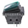 Interruptor Kcd4 con Forma de Barco y Luz, Interruptor Basculante con Tapa Impermeable, Interruptor con Tapa Impermeable 25*31, Cuatro Pines, Dos Posiciones, Negro