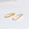 Venta al por mayor de accesorios de joyería DIY Oro Plata Brillante Gancho para la oreja Clip Hebilla Accesorios para la oreja Accesorios Pendientes
