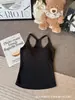 Camisola Exterior Sin Mangas de Tirantes Finos Estilo Chica Picante, Nuevo Top para Conjunto Dulce y Picante Primavera/Verano, Camiseta sin Mangas Chic Ajustada