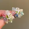 Jardim de Verão é Adequado para Brincos de Flor Dopamina de Verão para Mulheres, Brincos Estilo Resort à Beira-Mar, Brincos de Alta Qualidade
